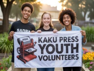 Young Helpers Do Good! kaku press youth volunteers